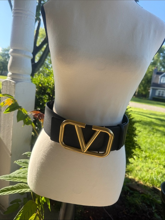 ??VALENTINO Garavani ??VLOGO BUCKLE BELT 3”??size:32?? main image 16